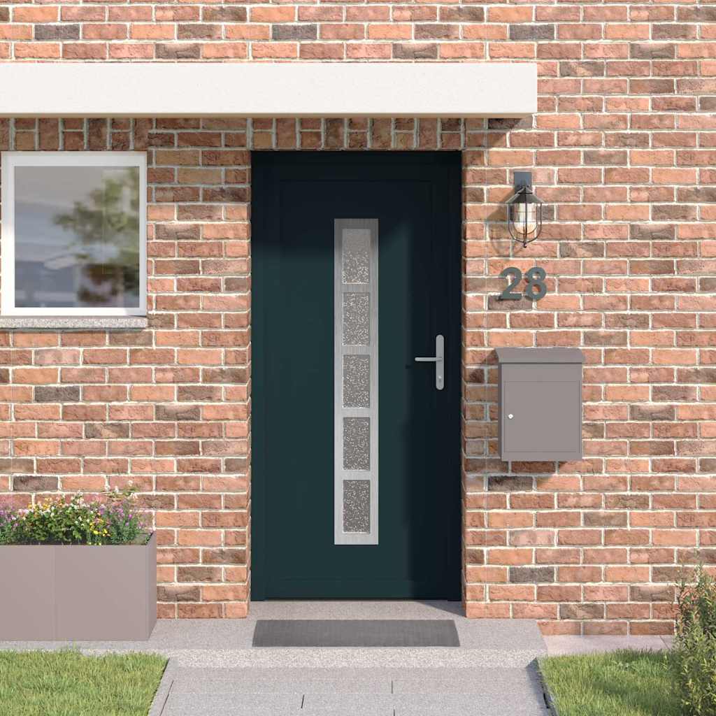 vidaXL Voordeur Wit PVC