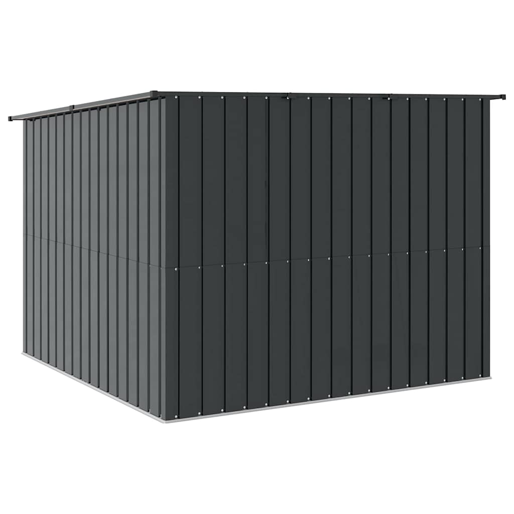 vidaXL Fietsschuurtje 3 pcs Antraciet 215 x 206 x 157 cm Metaal