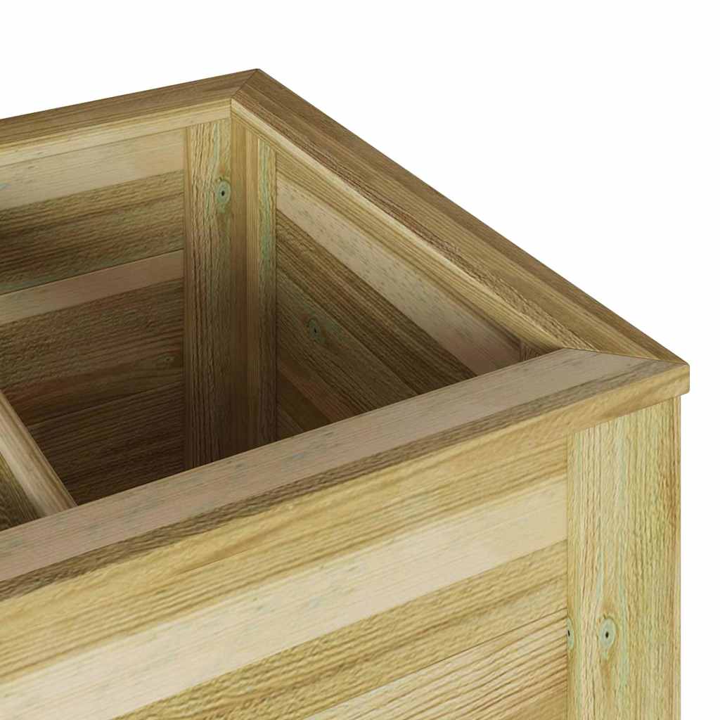 vidaXL Opbergbed voor in de tuin 85 x 46 x 96 cm Behandeld Grenenhout