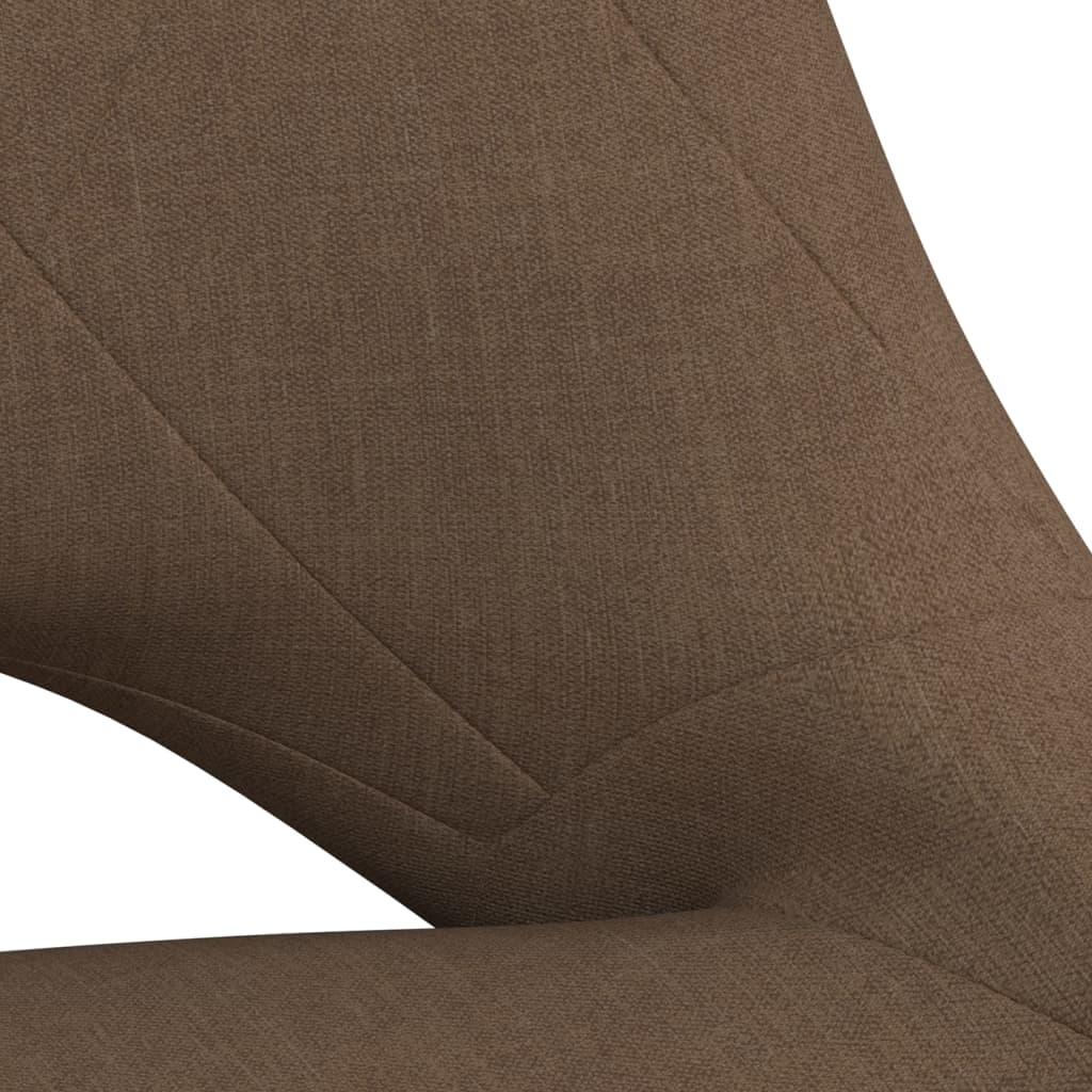 vidaXL Barkruk stof taupe