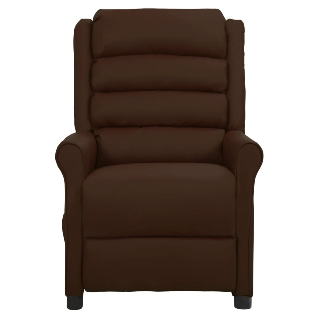 vidaXL Massagestoel kunstleer zwart