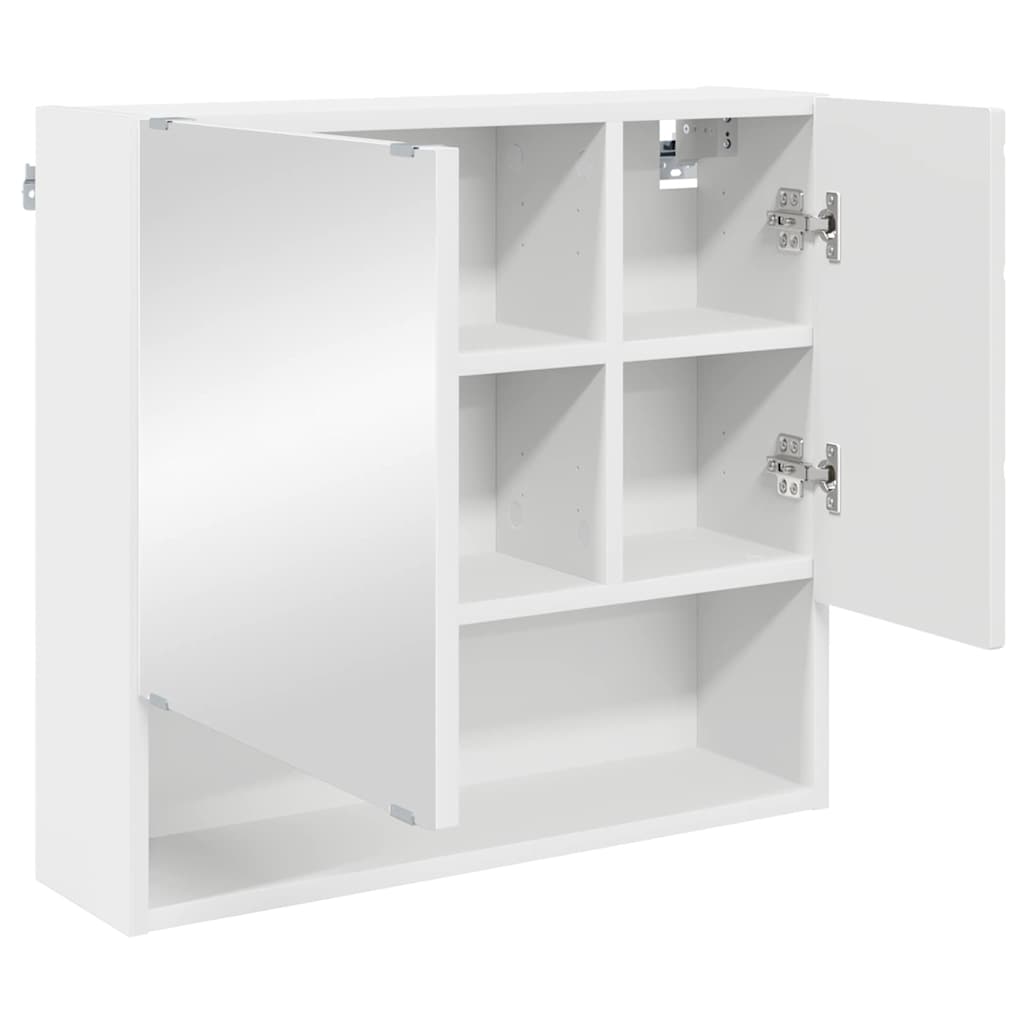 vidaXL Badkamermeubelset 3 pcs Wit 61 x 35 x 64 cm Bewerkt hout