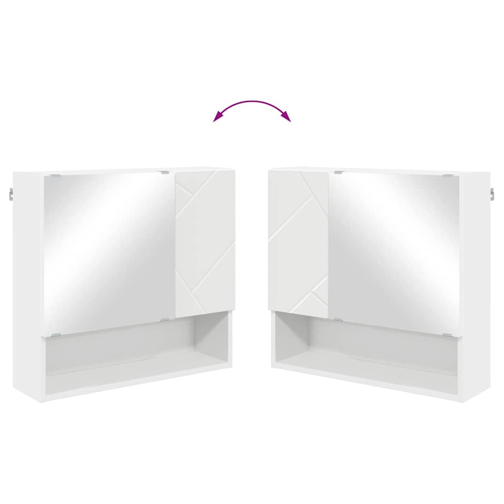 vidaXL Badkamermeubelset 5 pcs Wit 61 x 35 x 64 cm Bewerkt hout