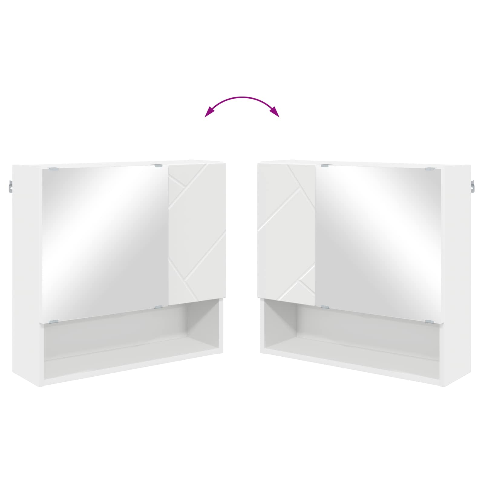 vidaXL Badkamermeubelset 5 pcs Wit 61 x 35 x 64 cm Bewerkt hout