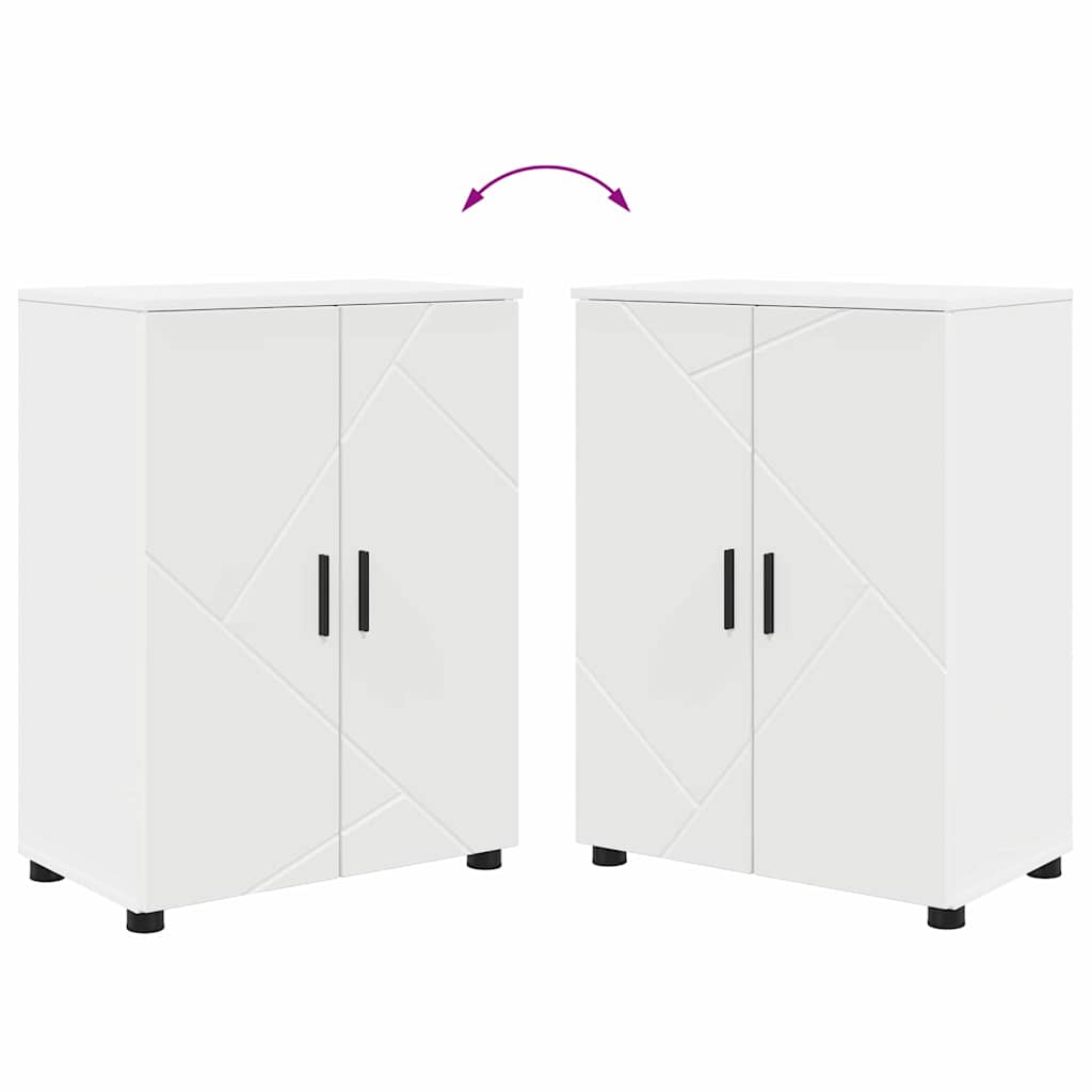 vidaXL Badkamermeubelset 4 pcs Wit 61 x 35 x 64 cm Bewerkt hout