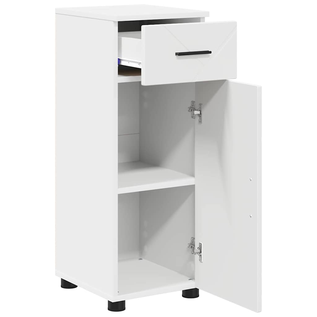 vidaXL Badkamermeubelset 3 pcs Wit 76,5 x 35 x 64 cm Bewerkt hout