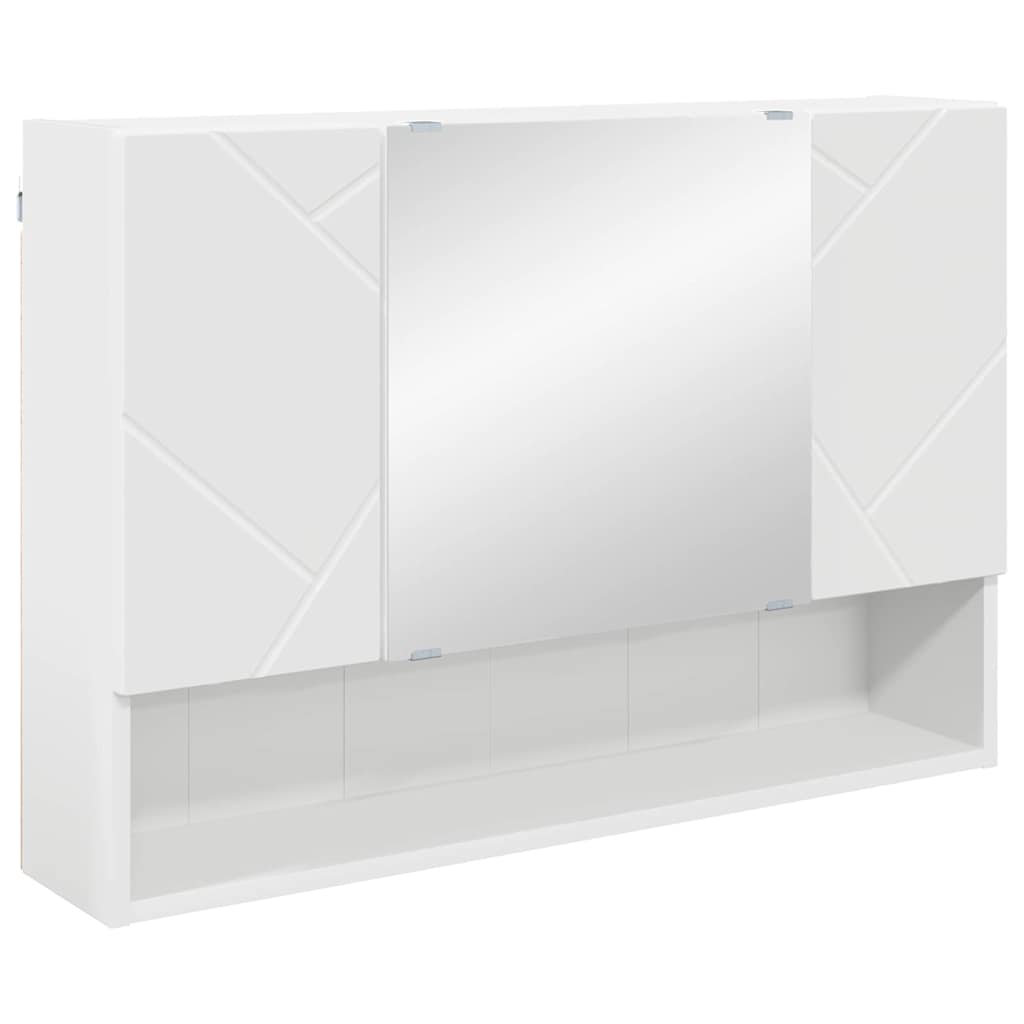 vidaXL Badkamermeubelset 4 pcs Wit 30 x 35 x 192 cm Bewerkt hout