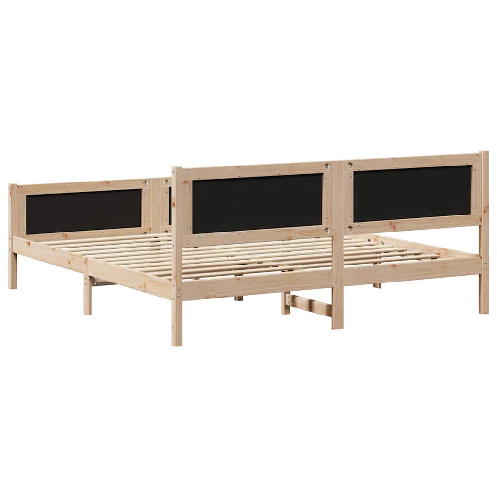 vidaXL Bedframe met hoofdeinde Lichtgrijs 200 x 200 cm Stof