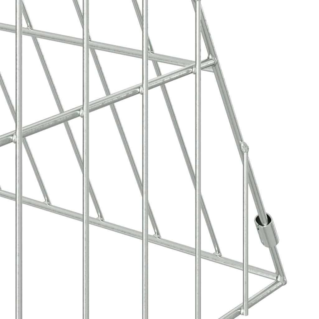 vidaXL Kippenhok Zilver 110 x 55 x 55 cm Gegalvaniseerd staal