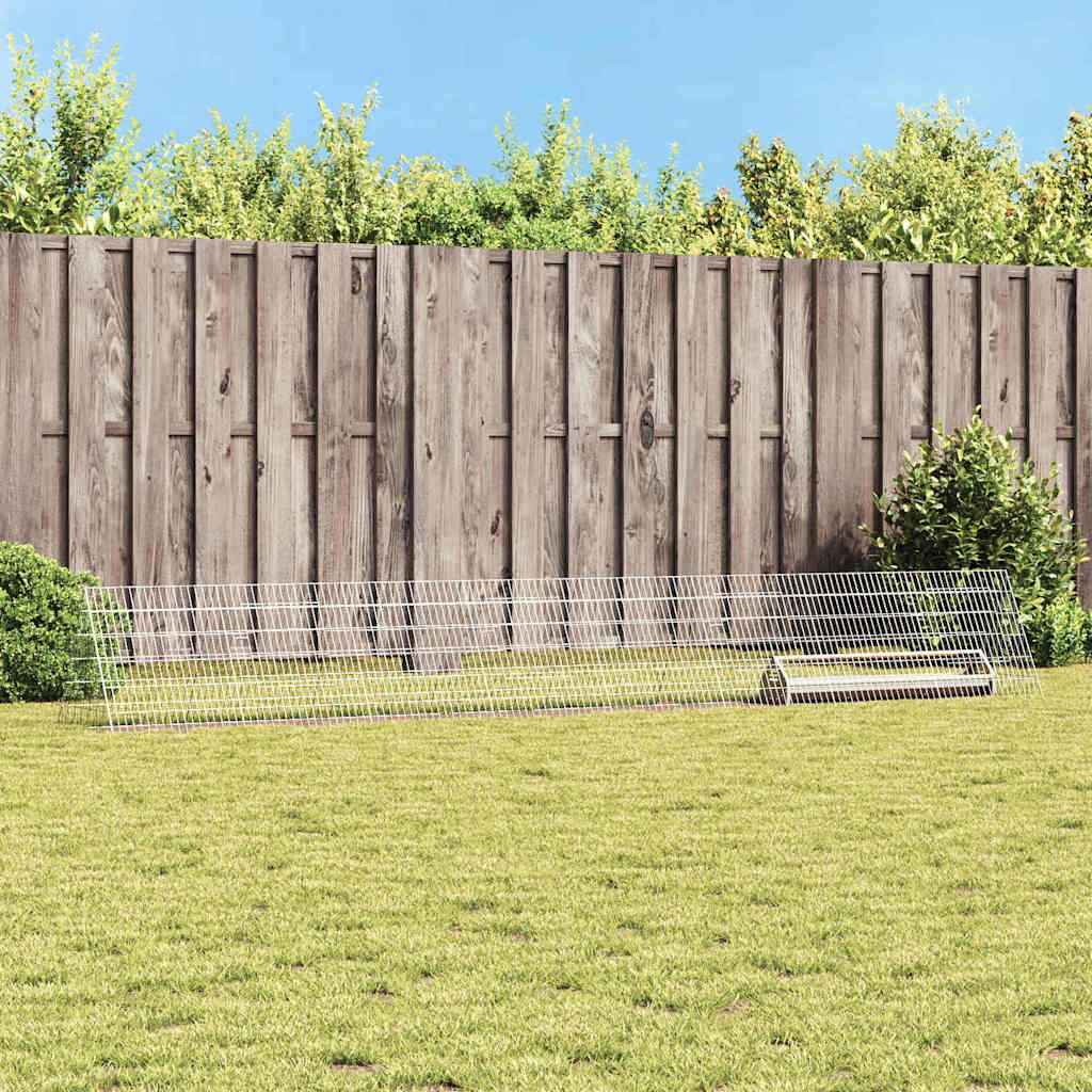 vidaXL Kippenhok Zilver 110 x 55 x 55 cm Gegalvaniseerd staal
