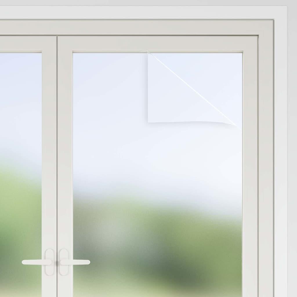 vidaXL Zelfklevende Raamfolie Frosted Grijs 45 x 2000 cm PVC
