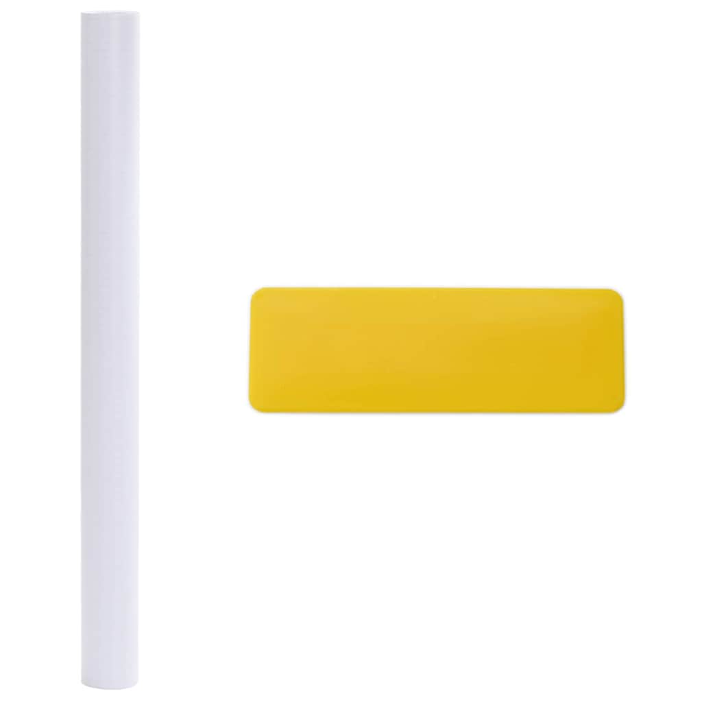 vidaXL Zelfklevende Raamfolie Frosted Grijs 45 x 2000 cm PVC