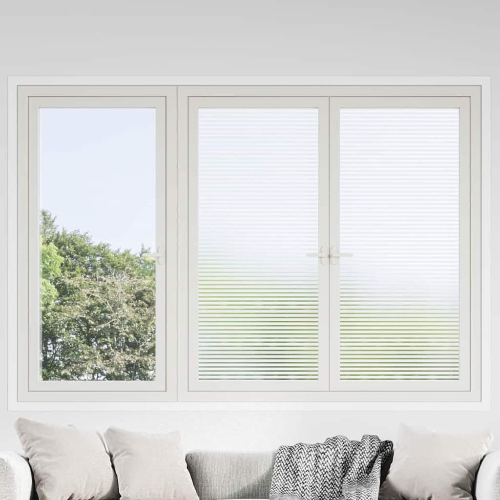 vidaXL Zelfklevende Raamfolie Frosted Grijs 45 x 2000 cm PVC