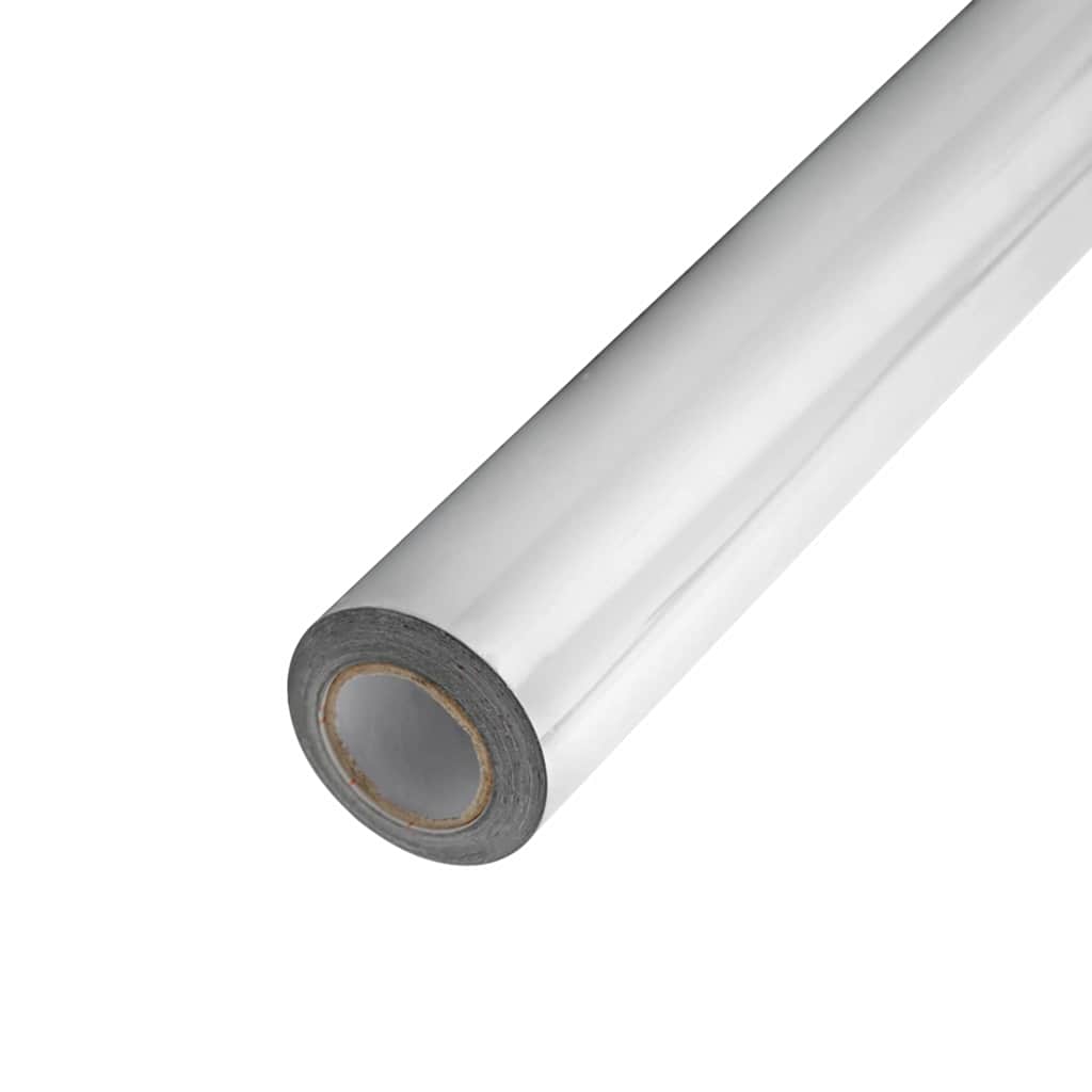 vidaXL Spiegelfolie 2 pcs Zilver PET