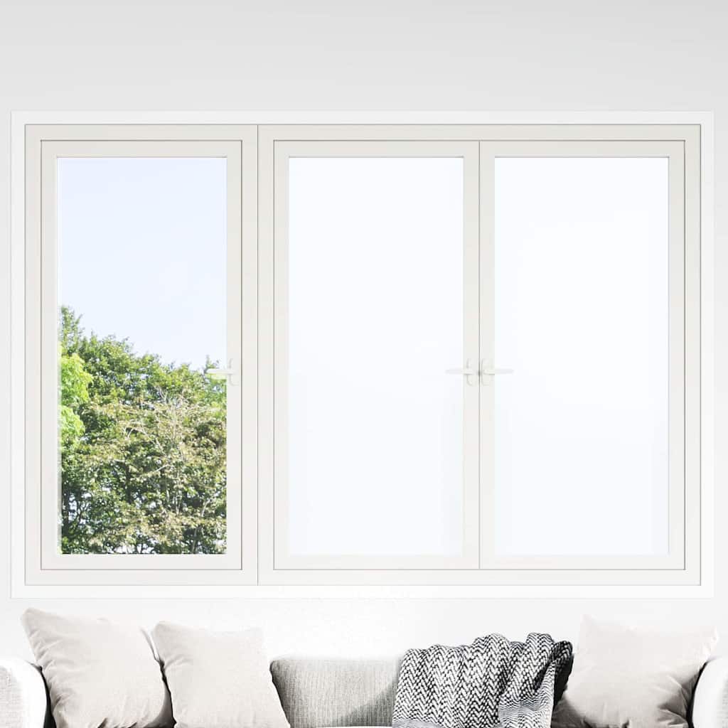 vidaXL Statistisch Raamfoli Frosted Grijs 45 x 2000 cm PVC