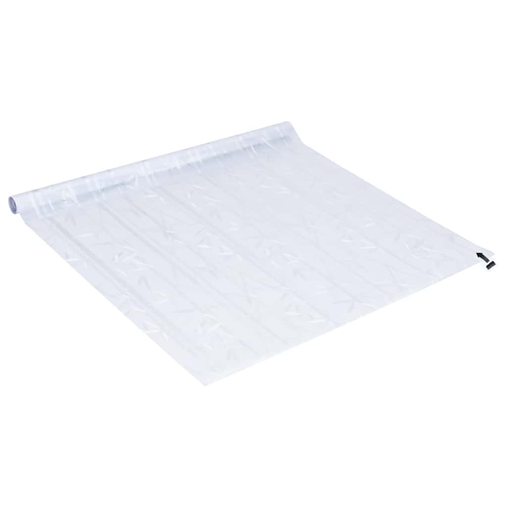 vidaXL Statistisch Raamfoli Bamboo Patroon 45 x 500 cm PVC