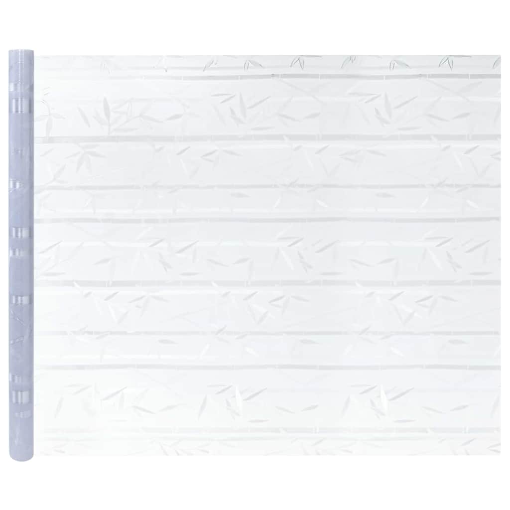 vidaXL Statistisch Raamfoli Bamboo Patroon 45 x 500 cm PVC