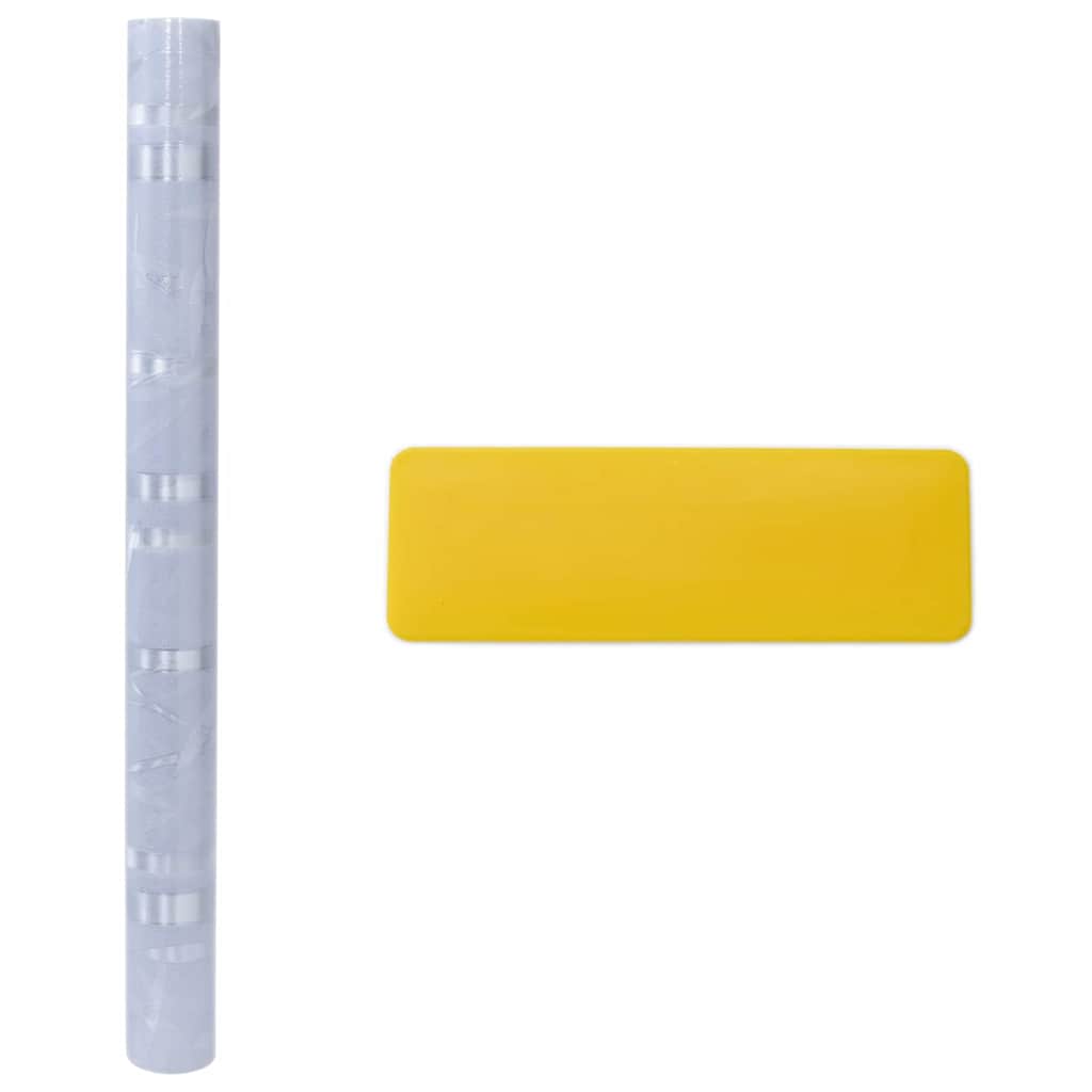 vidaXL Statistisch Raamfoli Bamboo Patroon 45 x 500 cm PVC