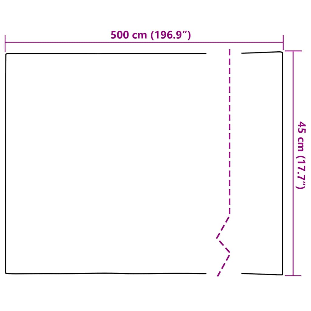 vidaXL Statistisch Raamfoli Bamboo Patroon 45 x 500 cm PVC