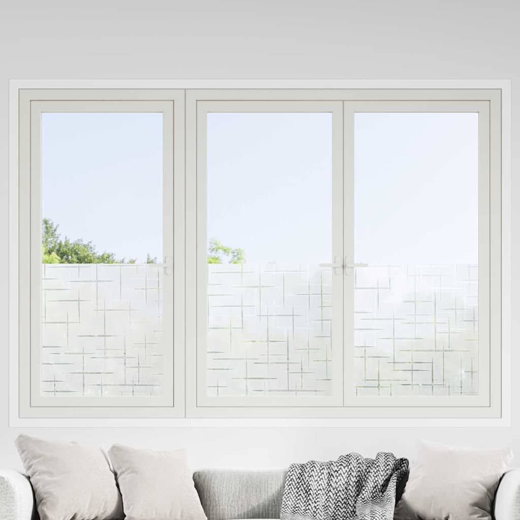 vidaXL Statistisch Raamfoli Bamboo Patroon 45 x 500 cm PVC