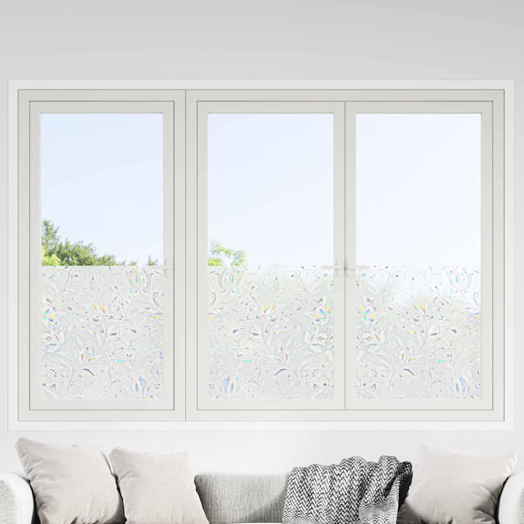 vidaXL Statistisch Raamfoli Bamboo Patroon 45 x 500 cm PVC