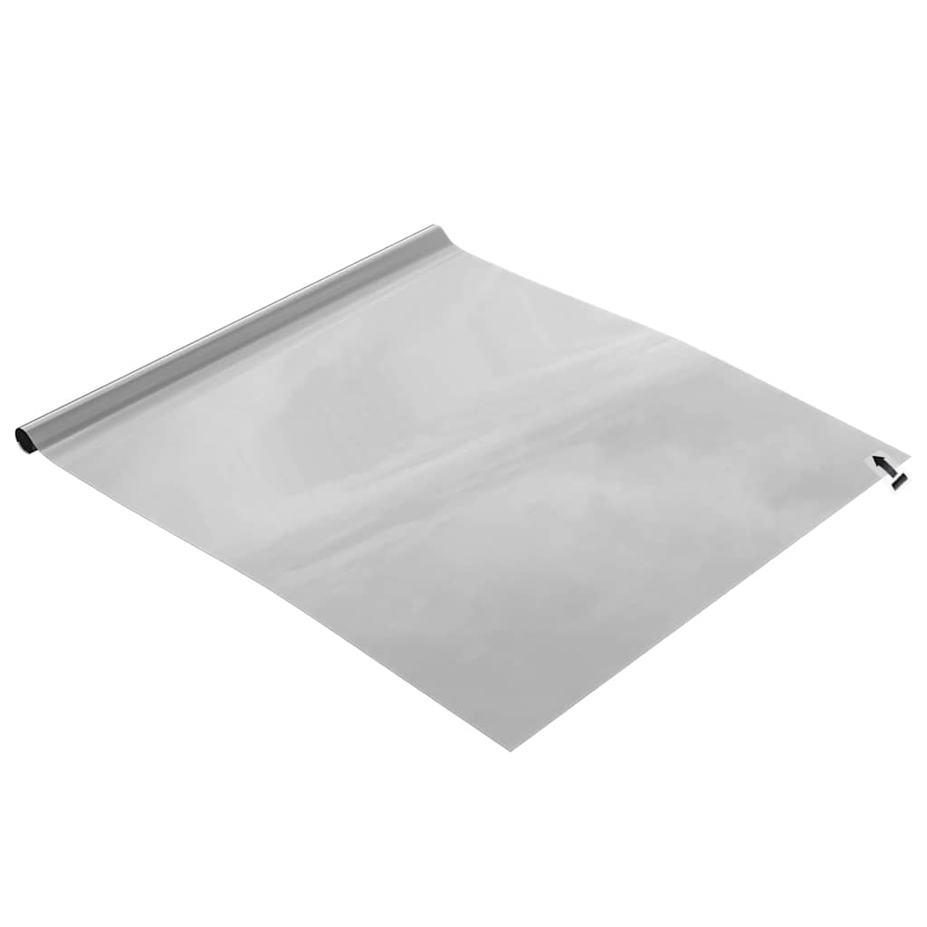 vidaXL Statisch Reflecterend Zonnevensterfolie Zilver 45 x 2000 cm PVC