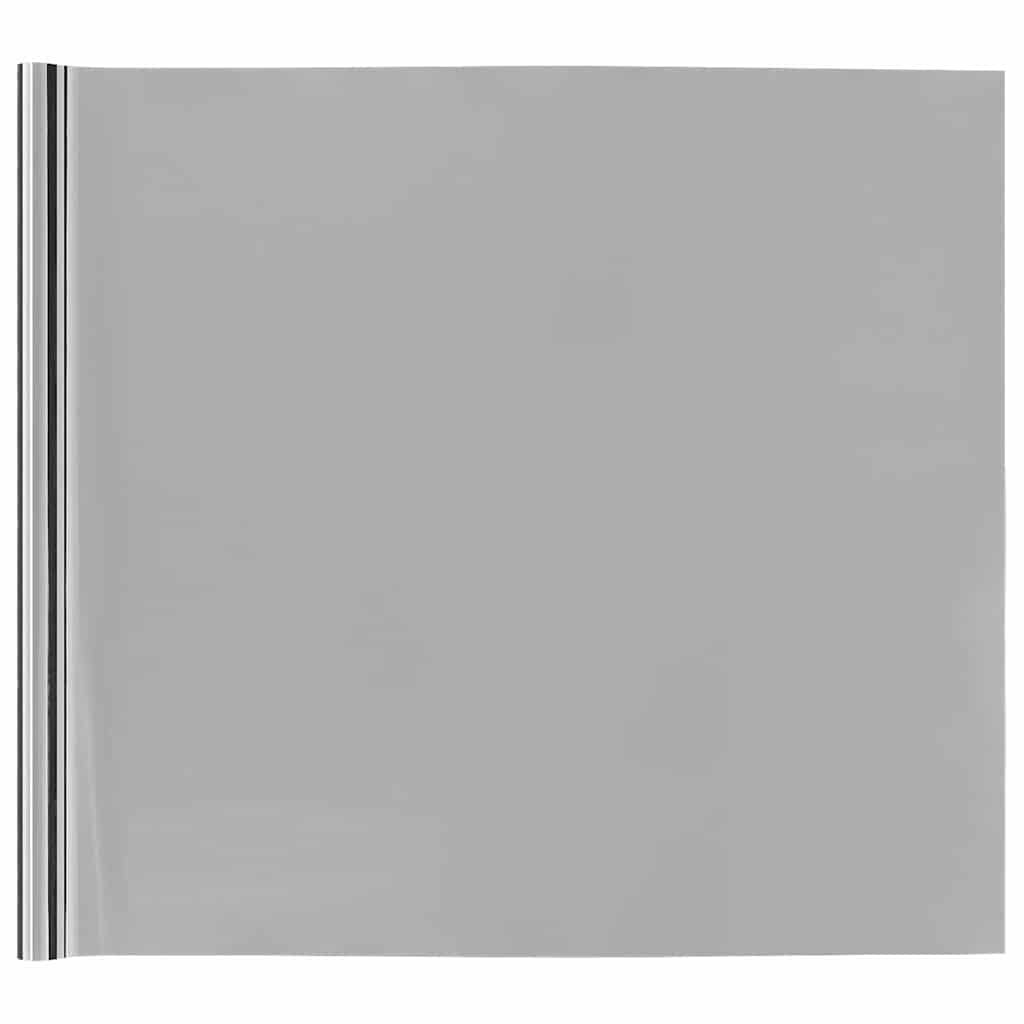 vidaXL Statisch Reflecterend Zonnevensterfolie Zilver 45 x 2000 cm PVC