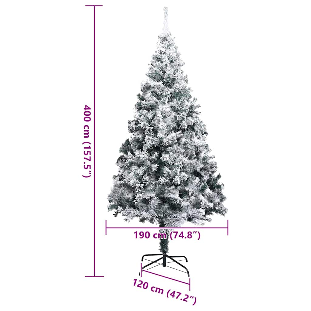 vidaXL Kunstkerstboom Groen 400 cm Extra Groot Diverse PVC