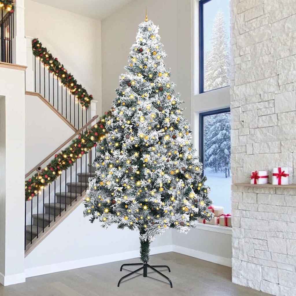 vidaXL Kunstkerstboom Groen 400 cm Extra Groot Diverse PVC