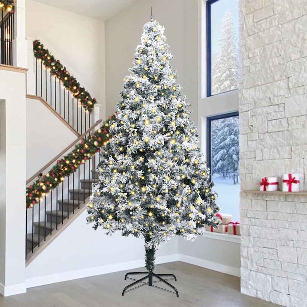vidaXL Kunstkerstboom Groen 400 cm Extra Groot Diverse PVC