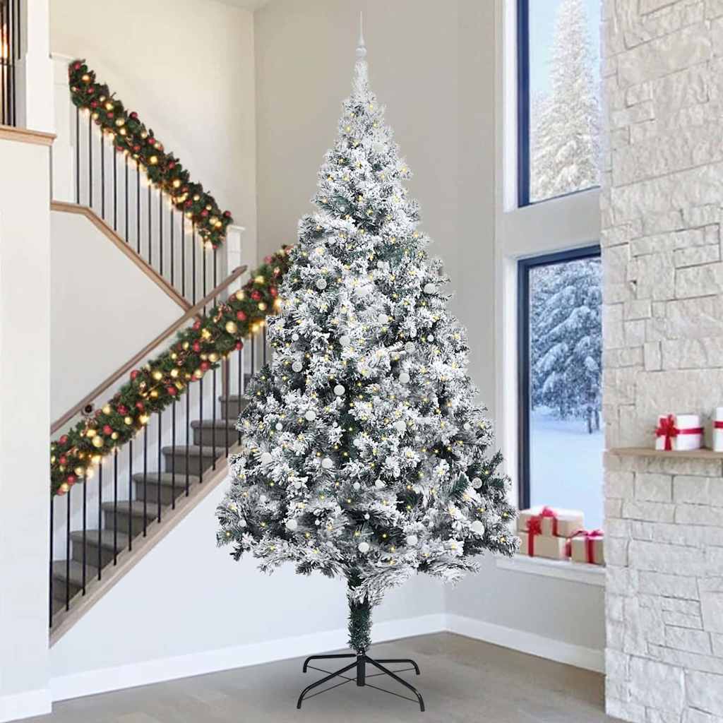 vidaXL Kunstkerstboom Groen 400 cm Extra Groot Diverse PVC