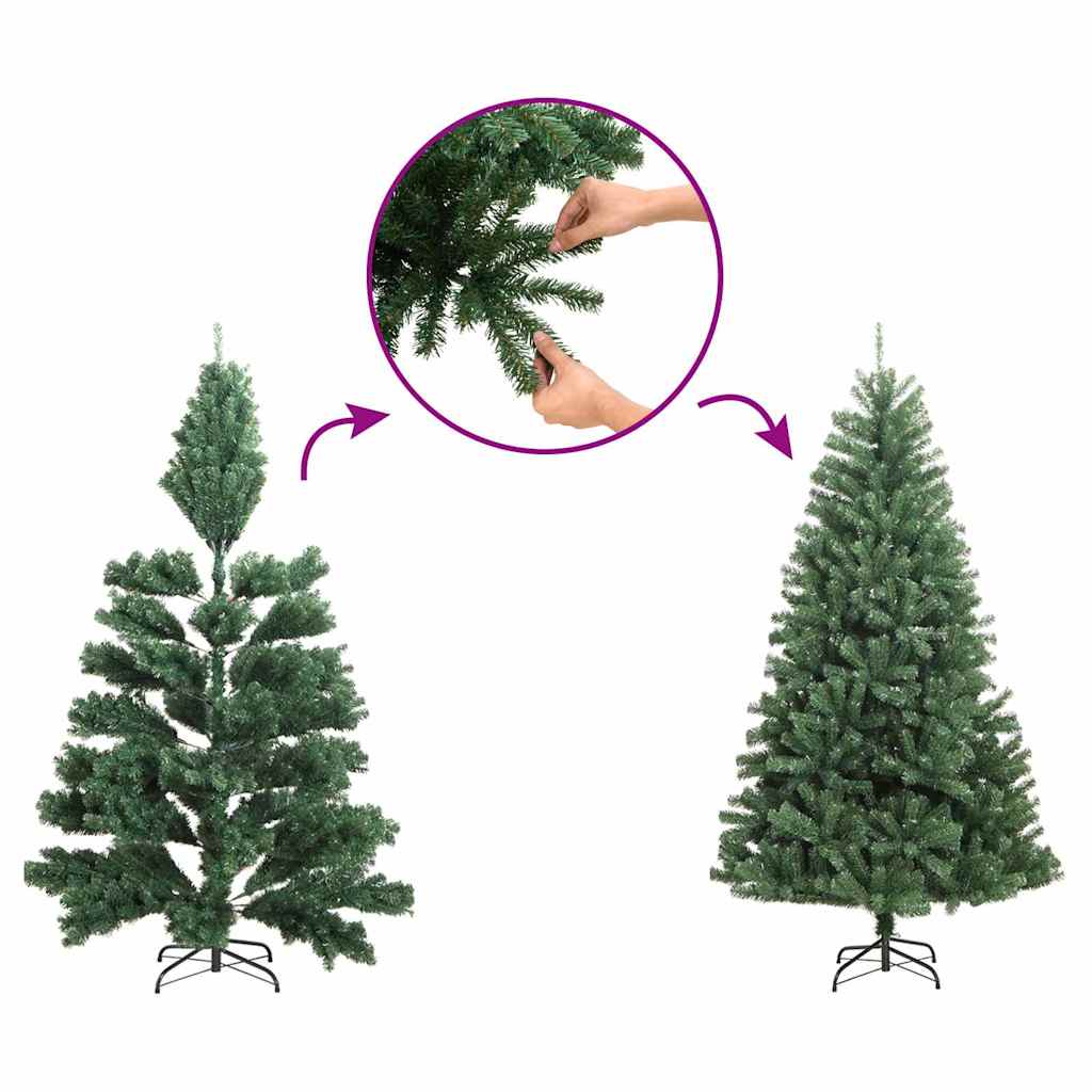 vidaXL Kunstkerstboom Groen 500 cm Extra groot 30 meter lang PVC