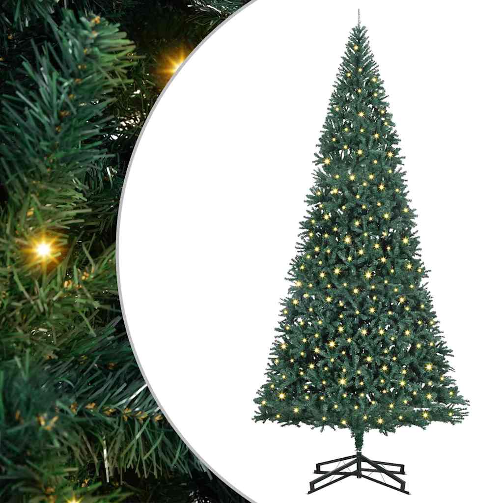 vidaXL Kunstkerstboom Groen 500 cm Extra groot 30 meter lang PVC