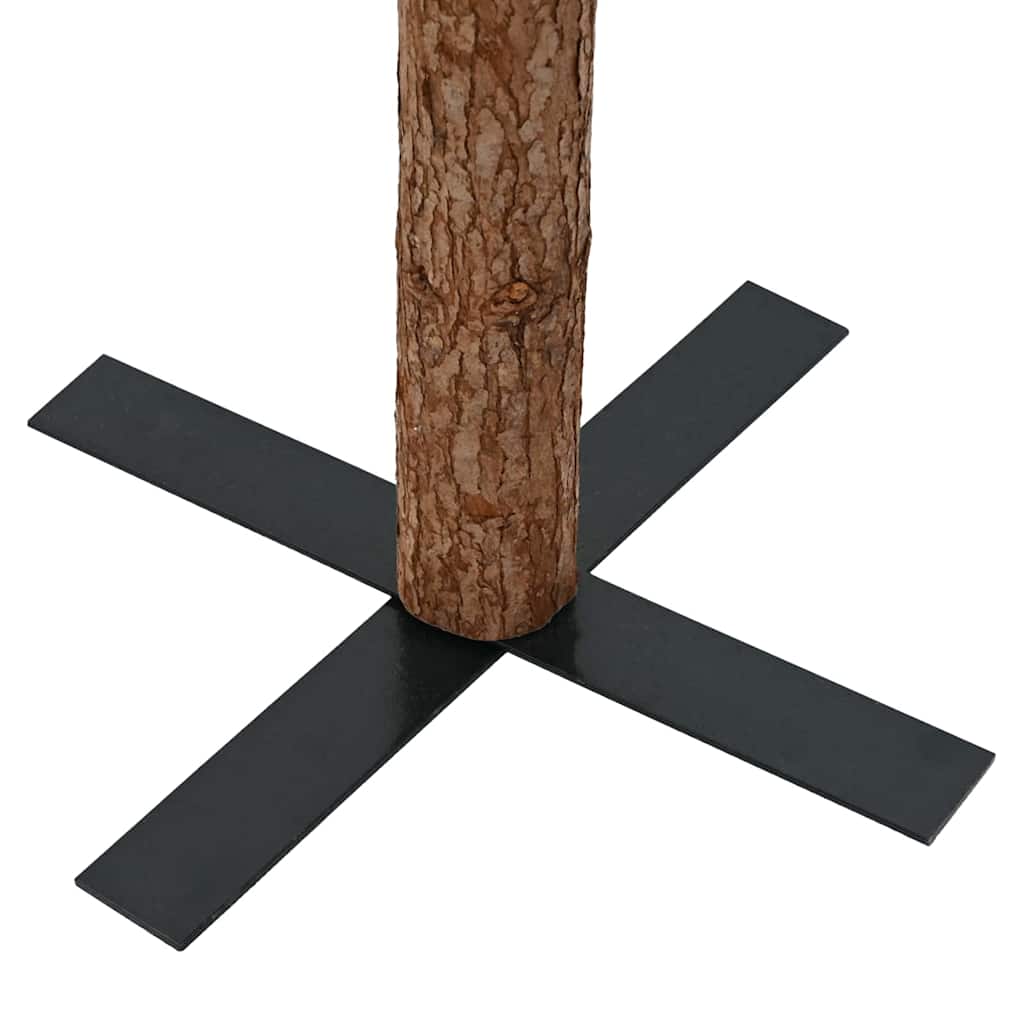 vidaXL Smalle kerstboom met 300 LED's Groen 210 cm PVC