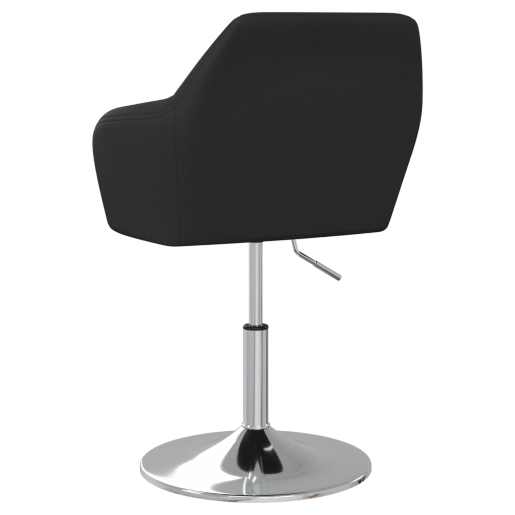 vidaXL Eetkamerstoelen 2 st kunstleer zwart