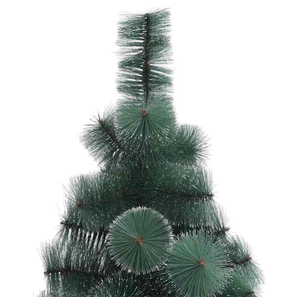 vidaXL Kunstmatige Kerstboom LED & Ballenset Groen 150 cm PET