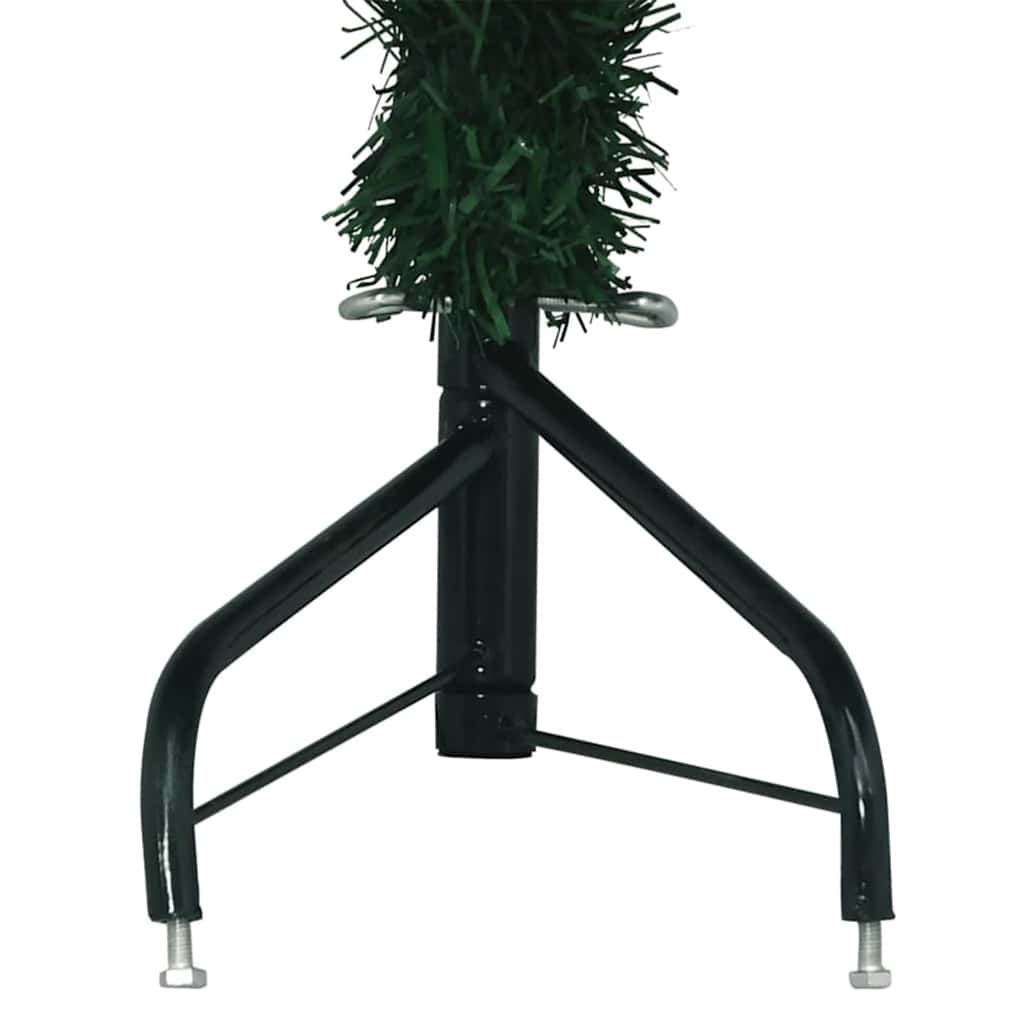 vidaXL Hoek Kunstkerstboom met 150 LED Groen 150 cm PVC en Metaal