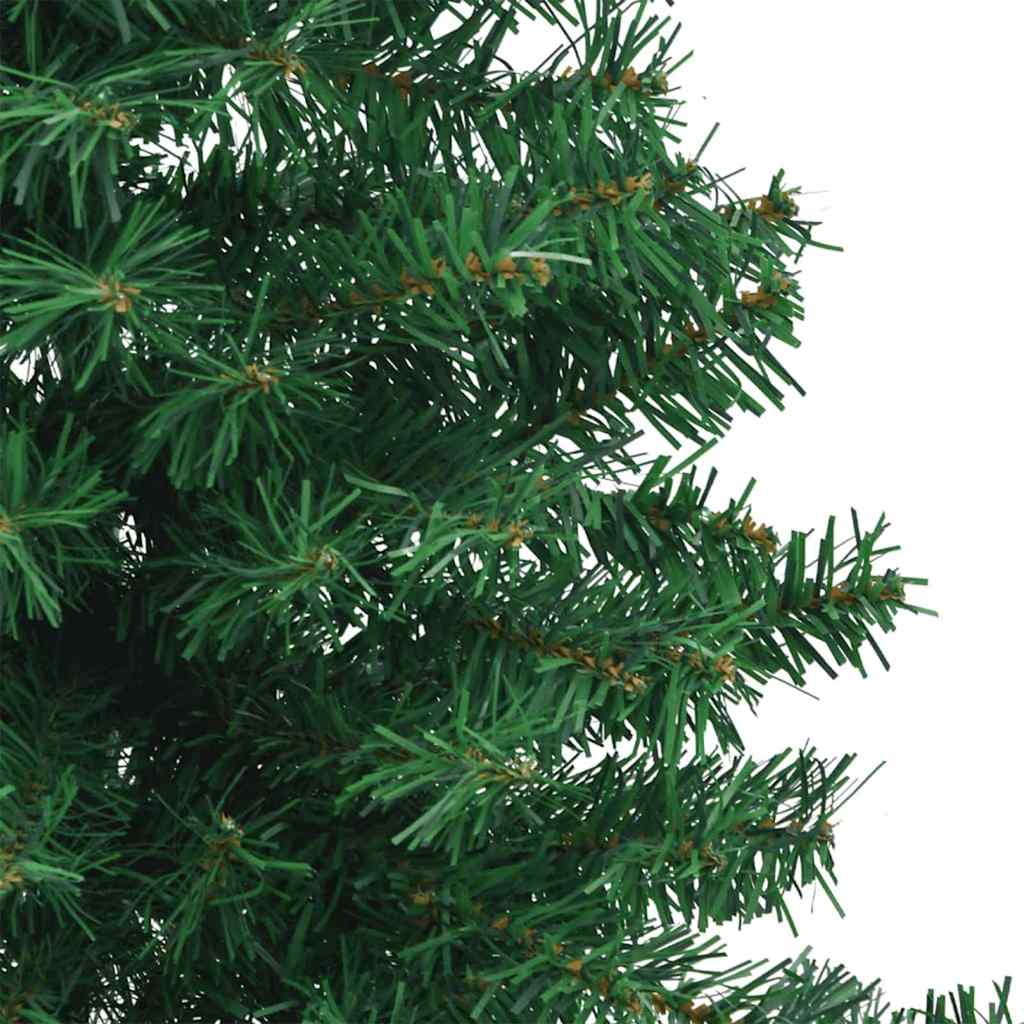 vidaXL Hoek Kunstkerstboom met 150 LED Groen 150 cm PVC en Metaal