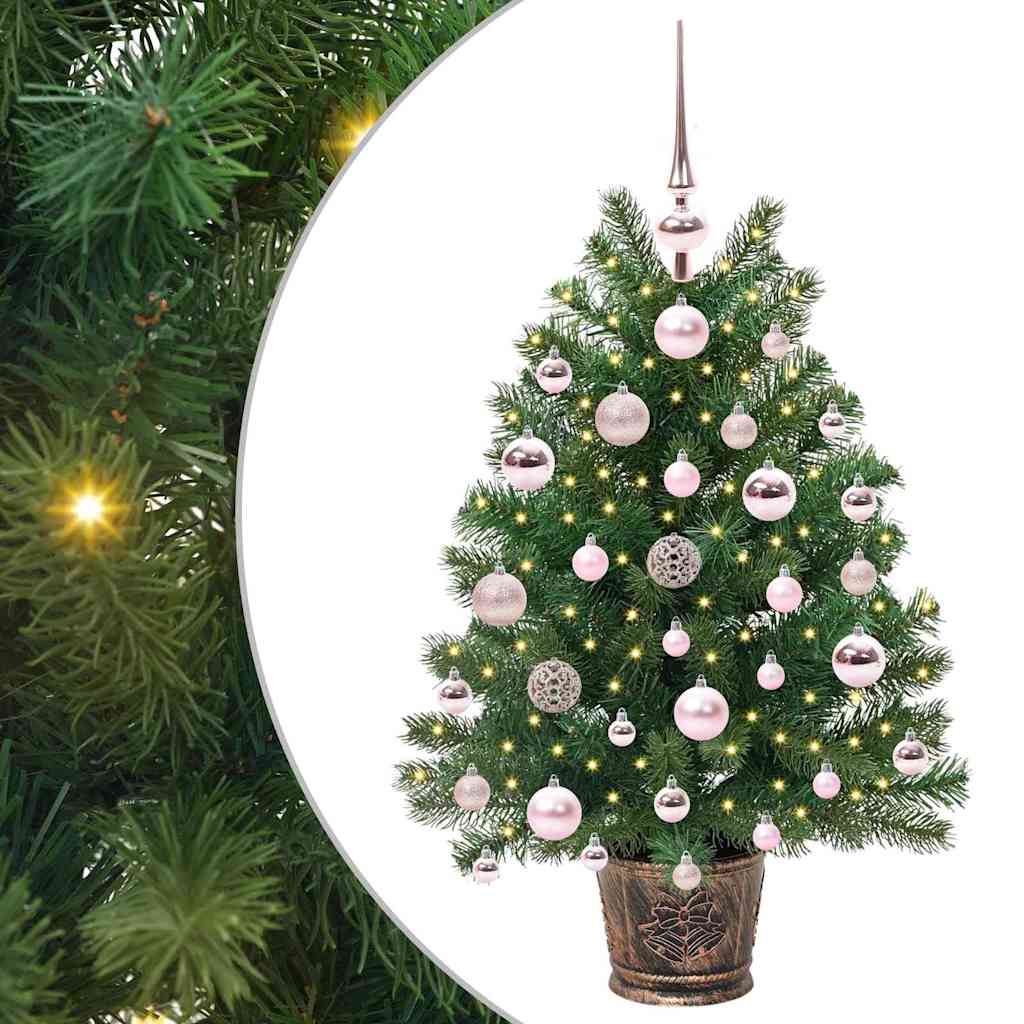 vidaXL Kunstkerstboom met 150 LED met standaard Groen 65 cm PE en PVC