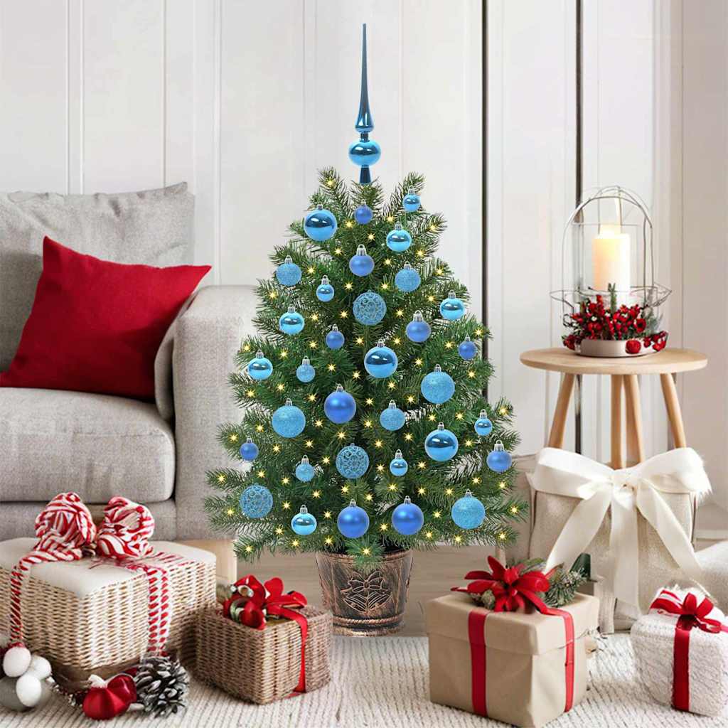 vidaXL Kunstkerstboom met 150 LED met standaard Groen 65 cm PE en PVC