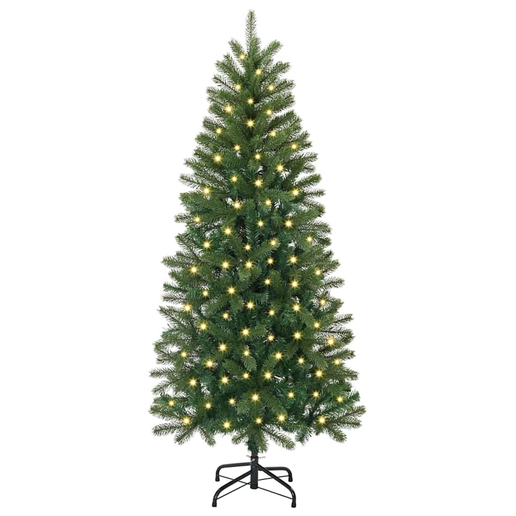 vidaXL Kunstkerstboom met 150 LED met standaard Groen 65 cm PE en PVC