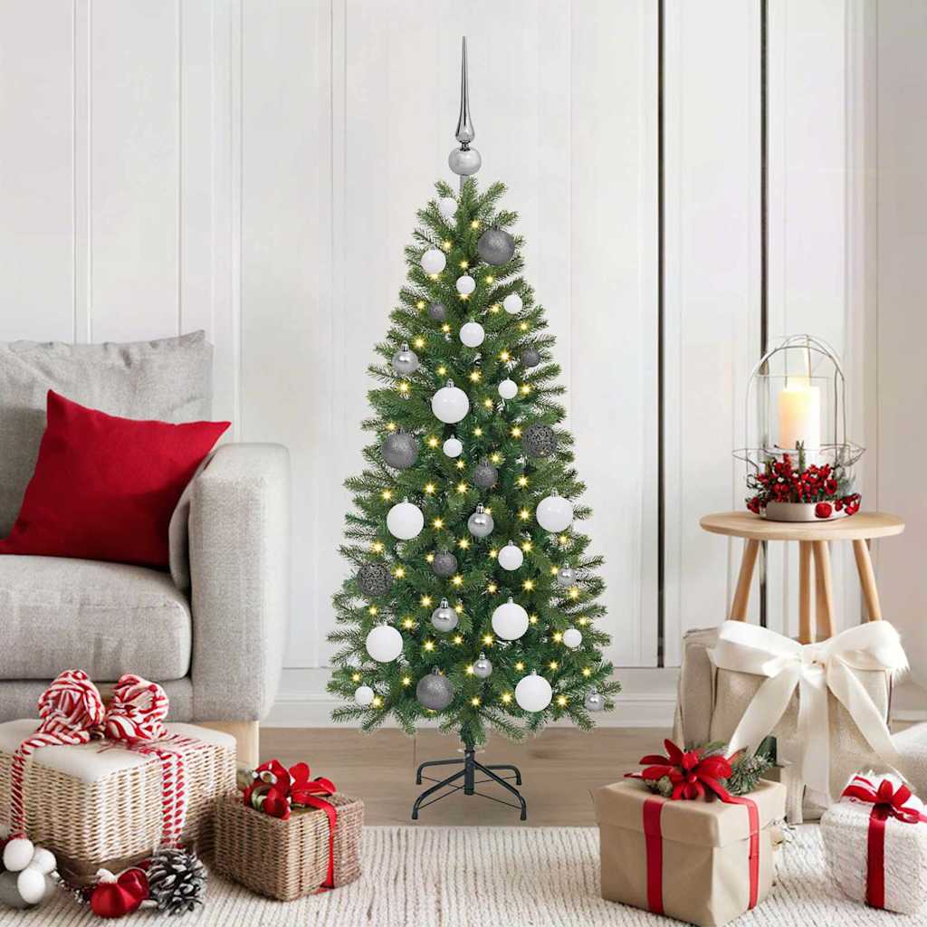 vidaXL Kunstkerstboom met 150 LED met standaard Groen 65 cm PE en PVC