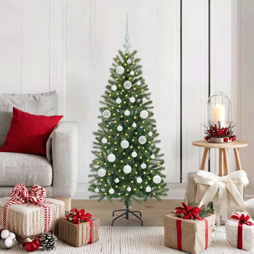 vidaXL Kunstkerstboom met 150 LED met standaard Groen 65 cm PE en PVC
