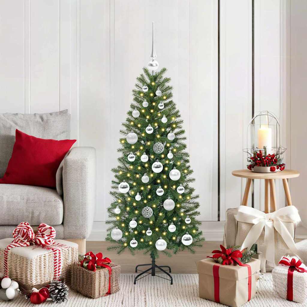 vidaXL Kunstkerstboom met 150 LED met standaard Groen 65 cm PE en PVC