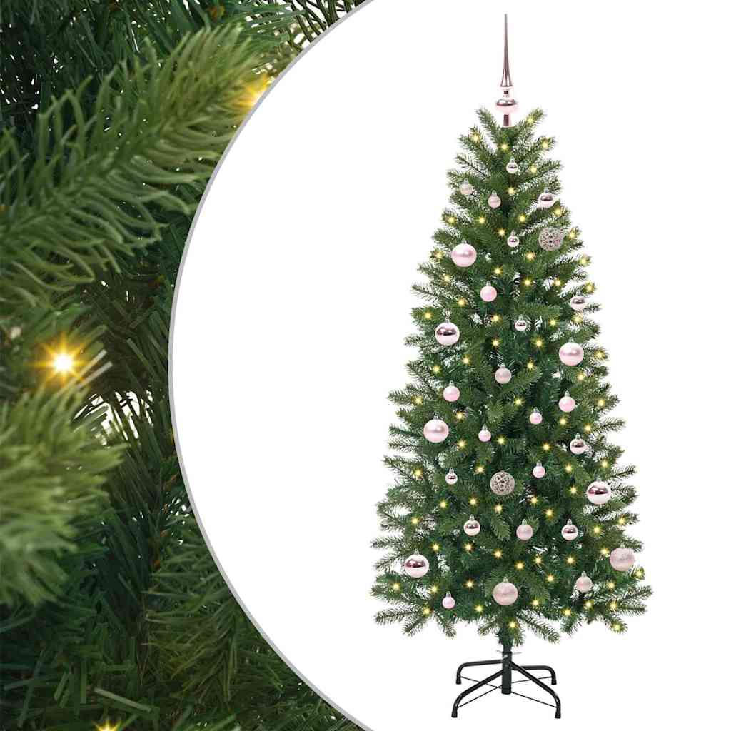 vidaXL Kunstkerstboom met 150 LED met standaard Groen 65 cm PE en PVC