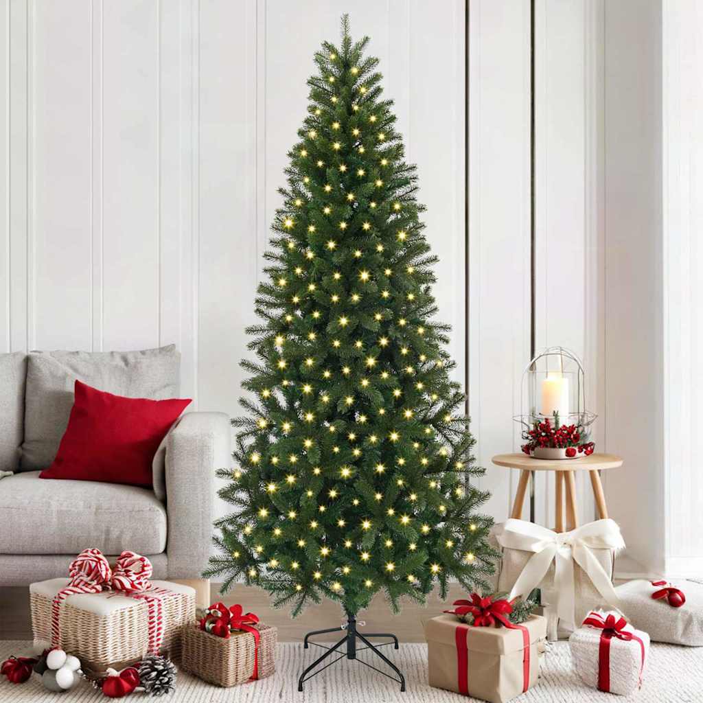 vidaXL Kunstkerstboom met 150 LED met standaard Groen 65 cm PE en PVC