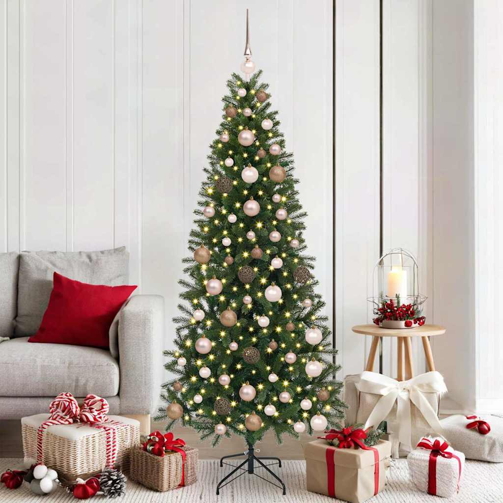 vidaXL Kunstkerstboom met 150 LED met standaard Groen 65 cm PE en PVC