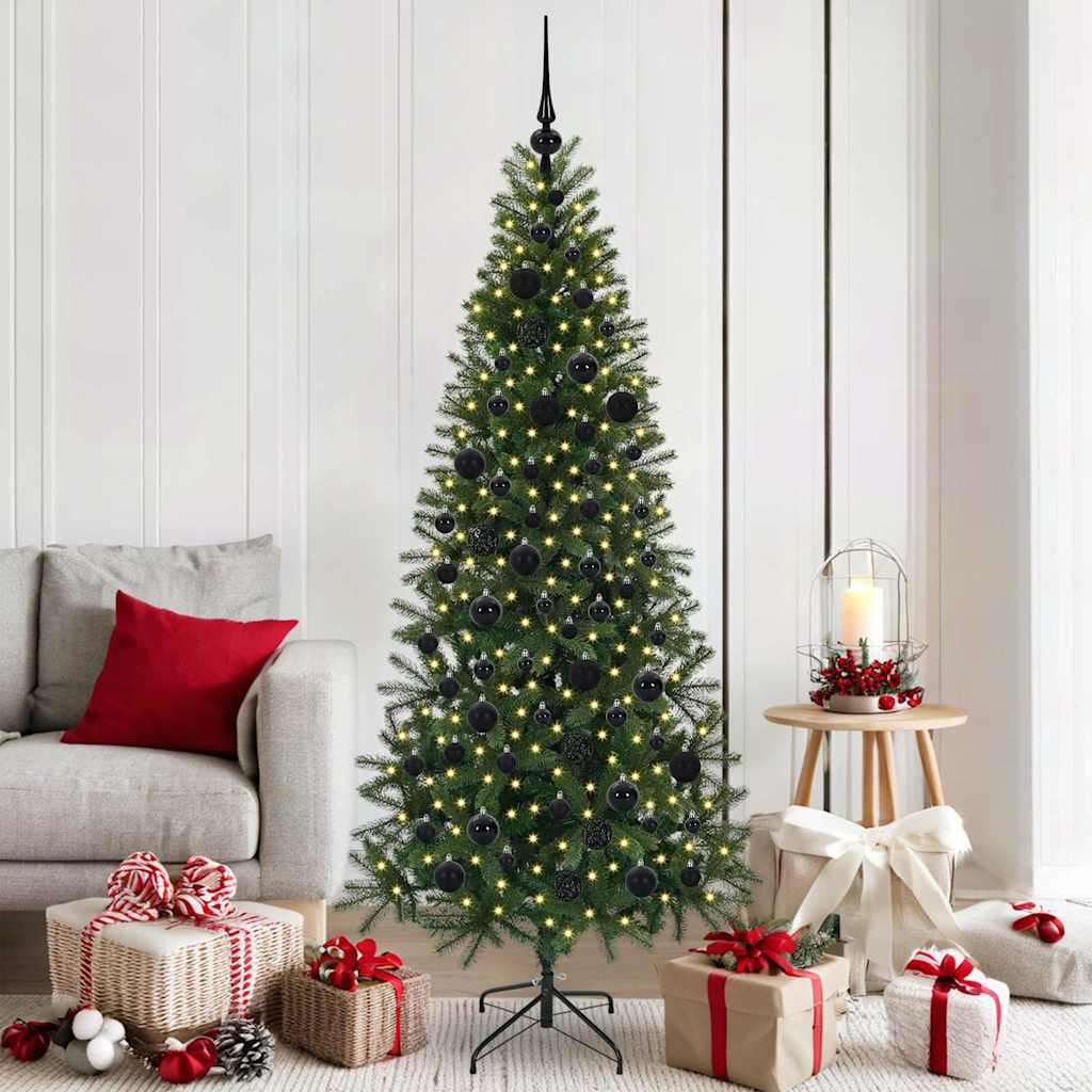 vidaXL Kunstkerstboom met 150 LED met standaard Groen 65 cm PE en PVC