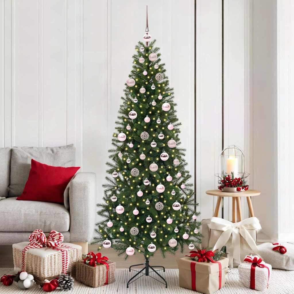 vidaXL Kunstkerstboom met 150 LED met standaard Groen 65 cm PE en PVC