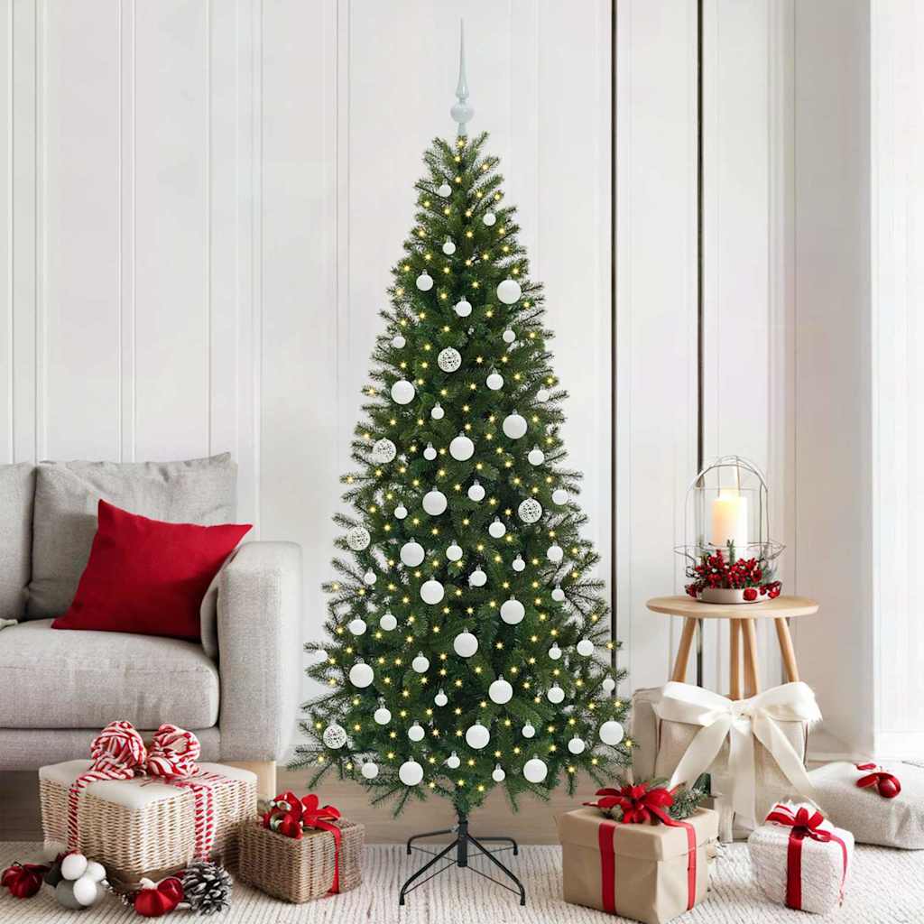 vidaXL Kunstkerstboom met 150 LED met standaard Groen 65 cm PE en PVC